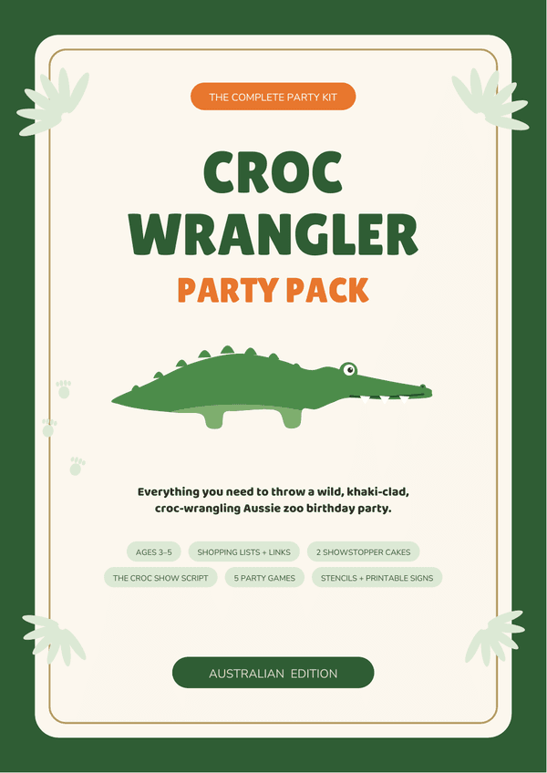 Preview of Croc Wrangler Party Pack page 1