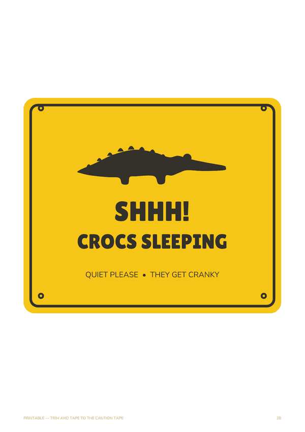 Preview of Croc Wrangler Party Pack page 29